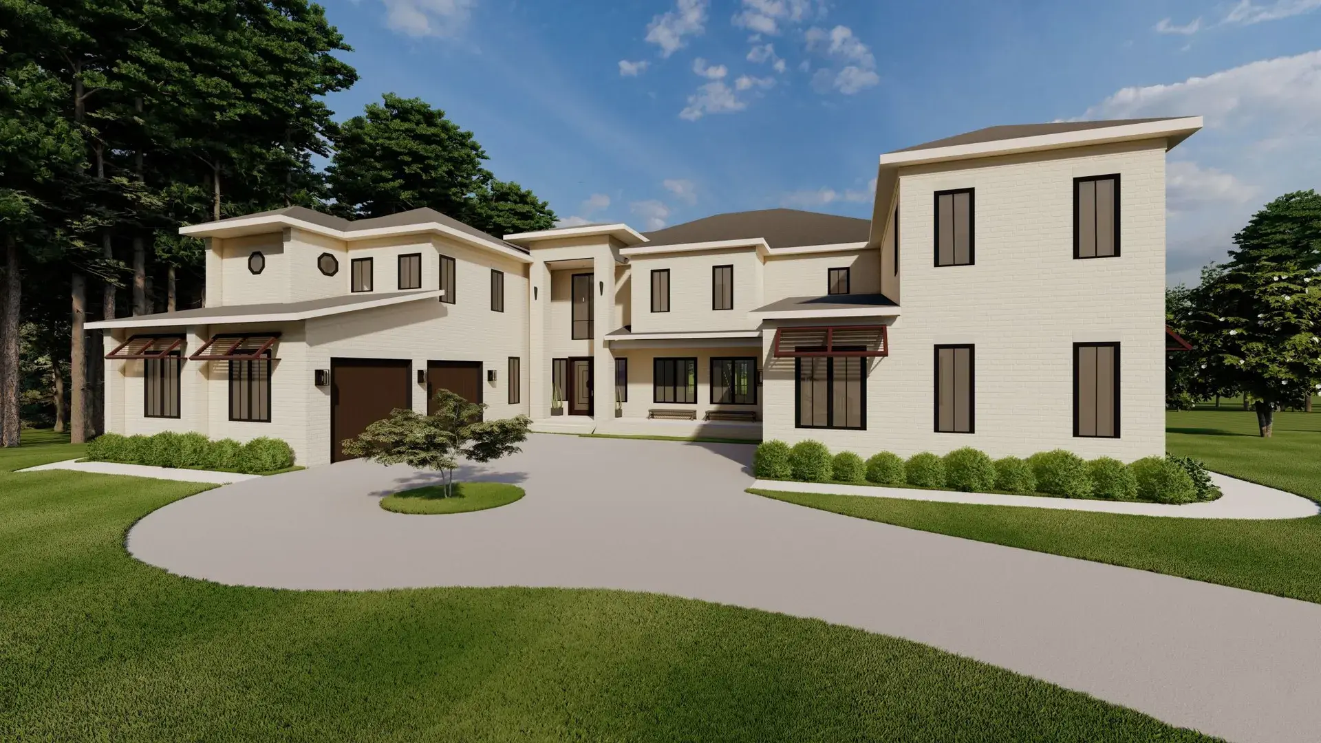Architectural design rendering, Atlanta GA